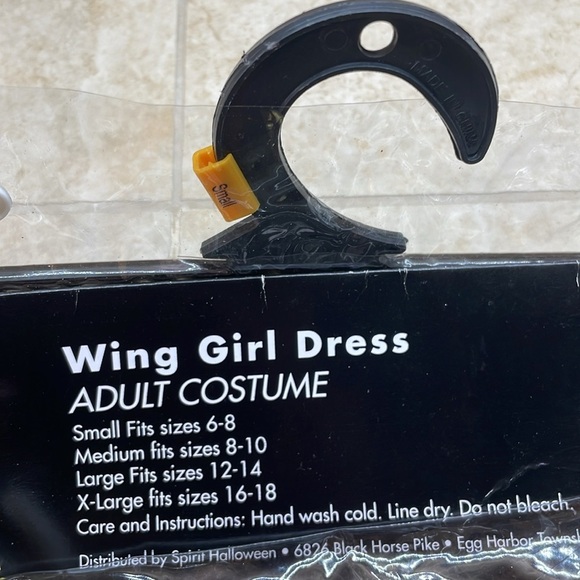 Spirit Adult Costume Wing Girl Dress Mini Halloween Festival Green Size S - Picture 9 of 10